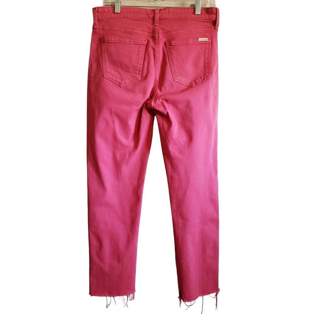 Joes Jeans Womens Size 29 Pomegranate The Milla High Rise Straight Ankle Denim - Picture 4 of 16
